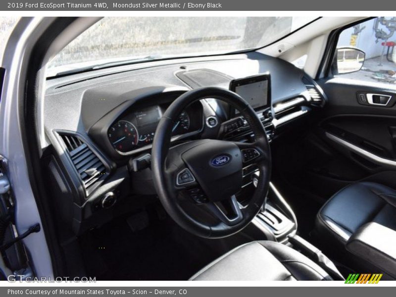 Moondust Silver Metallic / Ebony Black 2019 Ford EcoSport Titanium 4WD