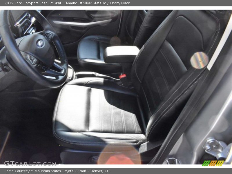 Moondust Silver Metallic / Ebony Black 2019 Ford EcoSport Titanium 4WD