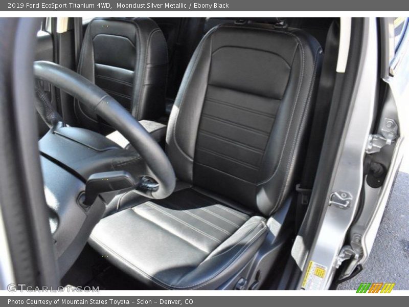 Moondust Silver Metallic / Ebony Black 2019 Ford EcoSport Titanium 4WD