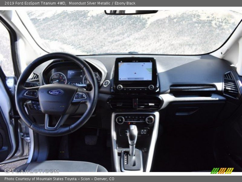 Moondust Silver Metallic / Ebony Black 2019 Ford EcoSport Titanium 4WD