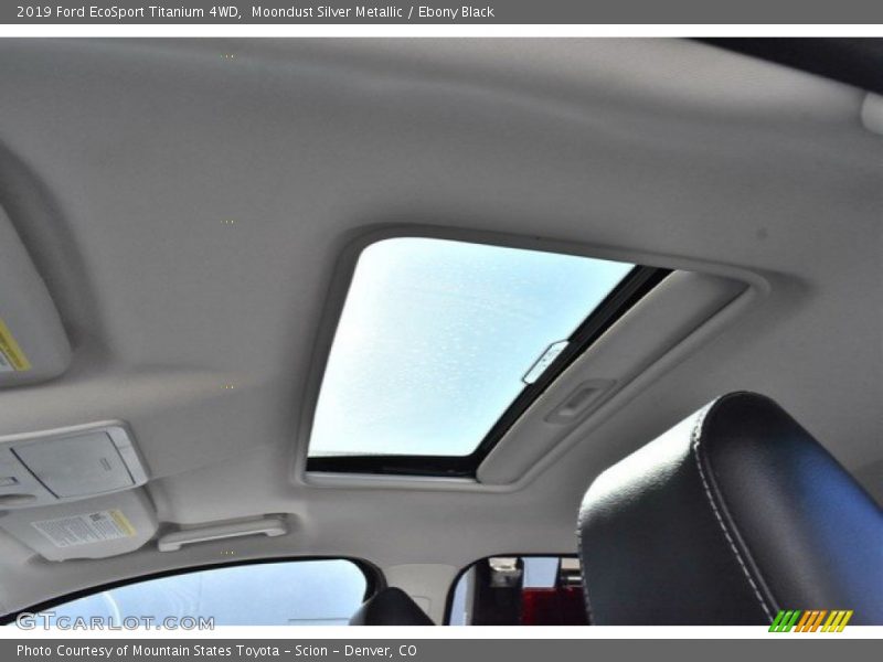 Moondust Silver Metallic / Ebony Black 2019 Ford EcoSport Titanium 4WD