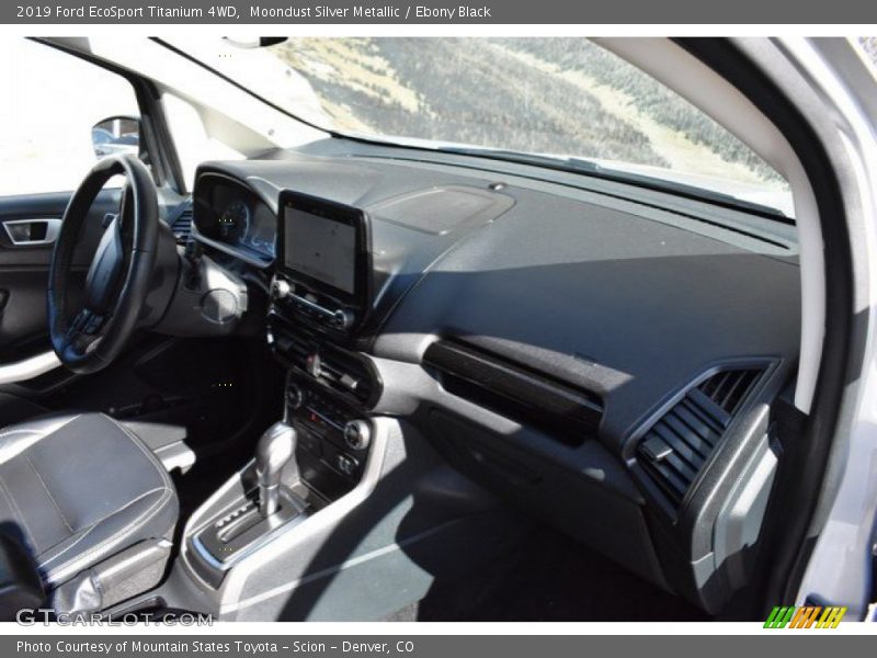 Moondust Silver Metallic / Ebony Black 2019 Ford EcoSport Titanium 4WD