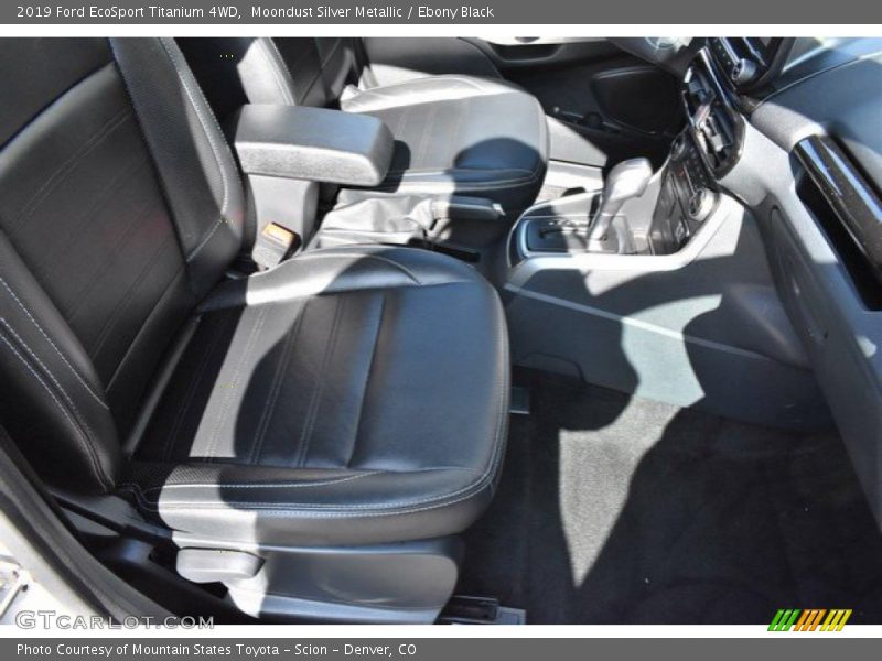 Moondust Silver Metallic / Ebony Black 2019 Ford EcoSport Titanium 4WD