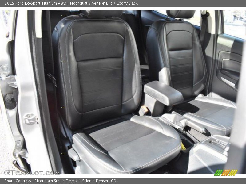 Moondust Silver Metallic / Ebony Black 2019 Ford EcoSport Titanium 4WD