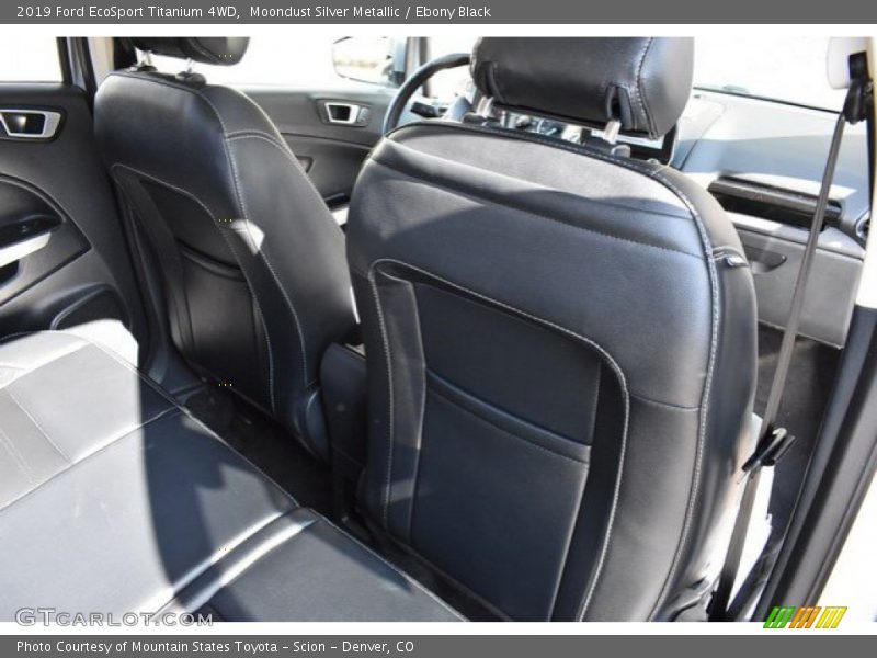 Moondust Silver Metallic / Ebony Black 2019 Ford EcoSport Titanium 4WD