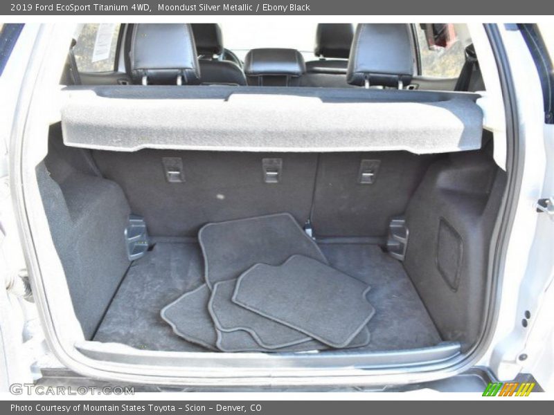 Moondust Silver Metallic / Ebony Black 2019 Ford EcoSport Titanium 4WD
