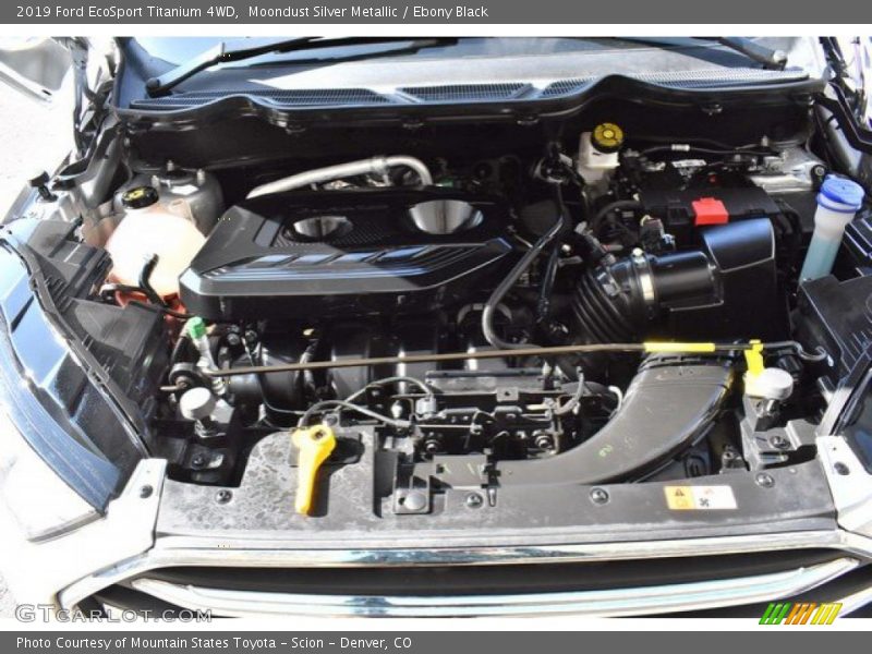 Moondust Silver Metallic / Ebony Black 2019 Ford EcoSport Titanium 4WD