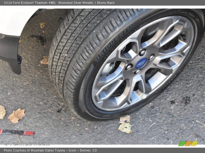 Moondust Silver Metallic / Ebony Black 2019 Ford EcoSport Titanium 4WD