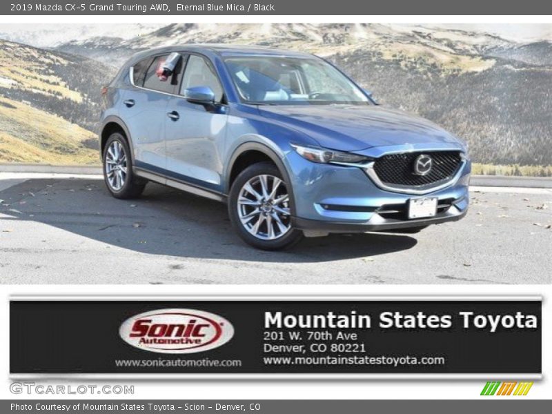 Eternal Blue Mica / Black 2019 Mazda CX-5 Grand Touring AWD