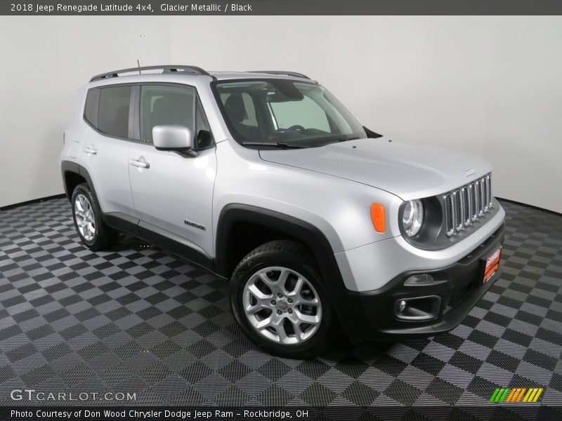 Glacier Metallic / Black 2018 Jeep Renegade Latitude 4x4