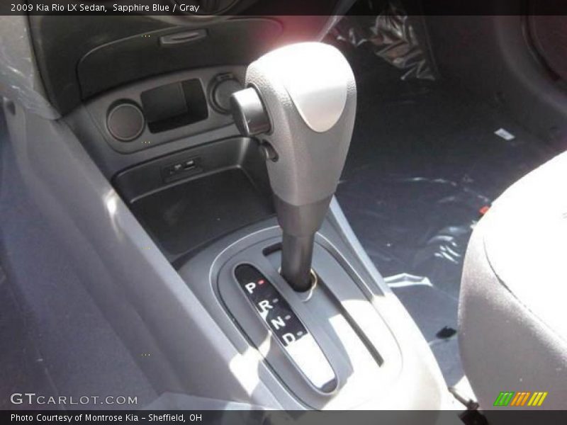 Sapphire Blue / Gray 2009 Kia Rio LX Sedan