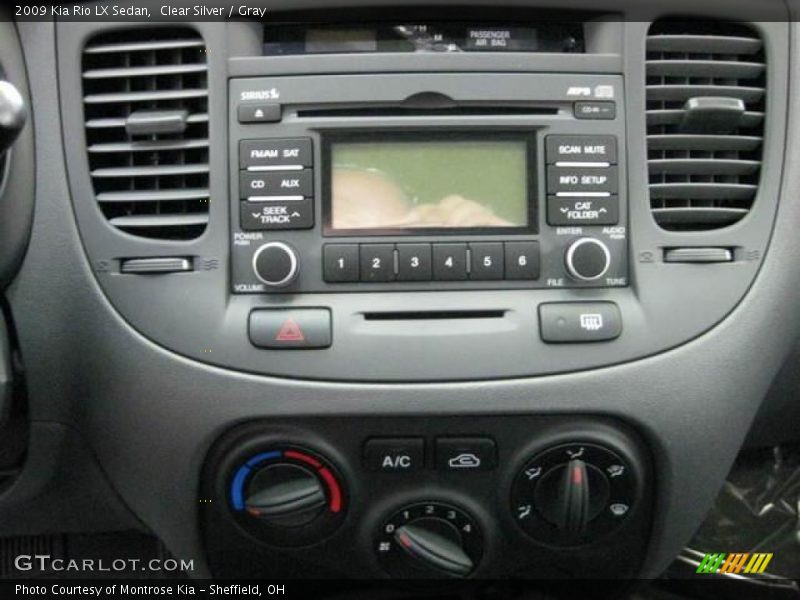 Clear Silver / Gray 2009 Kia Rio LX Sedan
