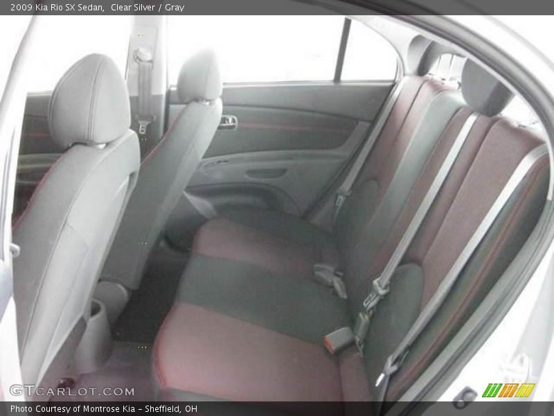 Clear Silver / Gray 2009 Kia Rio SX Sedan