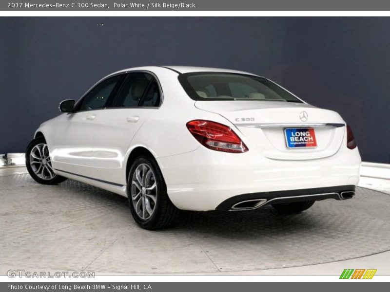 Polar White / Silk Beige/Black 2017 Mercedes-Benz C 300 Sedan