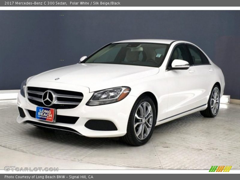 Polar White / Silk Beige/Black 2017 Mercedes-Benz C 300 Sedan