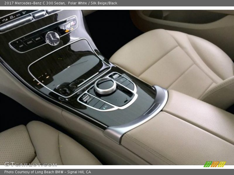 Polar White / Silk Beige/Black 2017 Mercedes-Benz C 300 Sedan