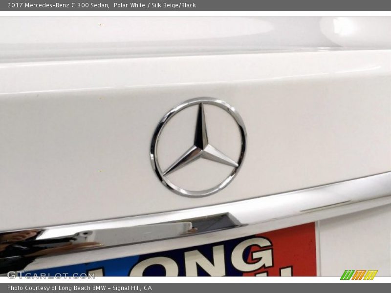 Polar White / Silk Beige/Black 2017 Mercedes-Benz C 300 Sedan