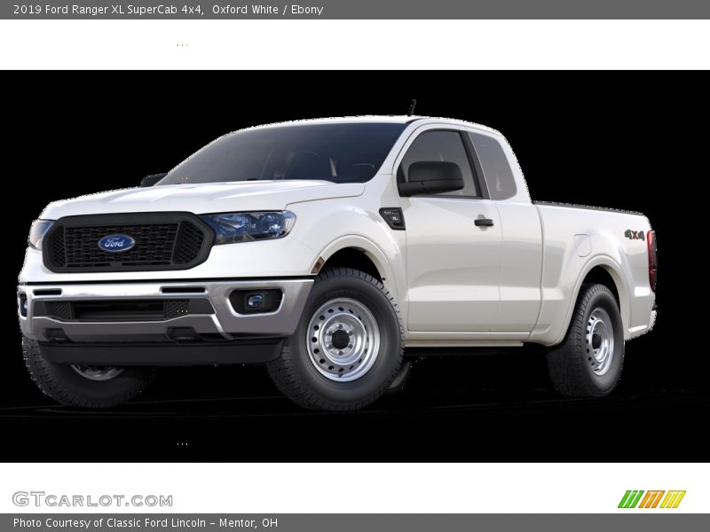Oxford White / Ebony 2019 Ford Ranger XL SuperCab 4x4