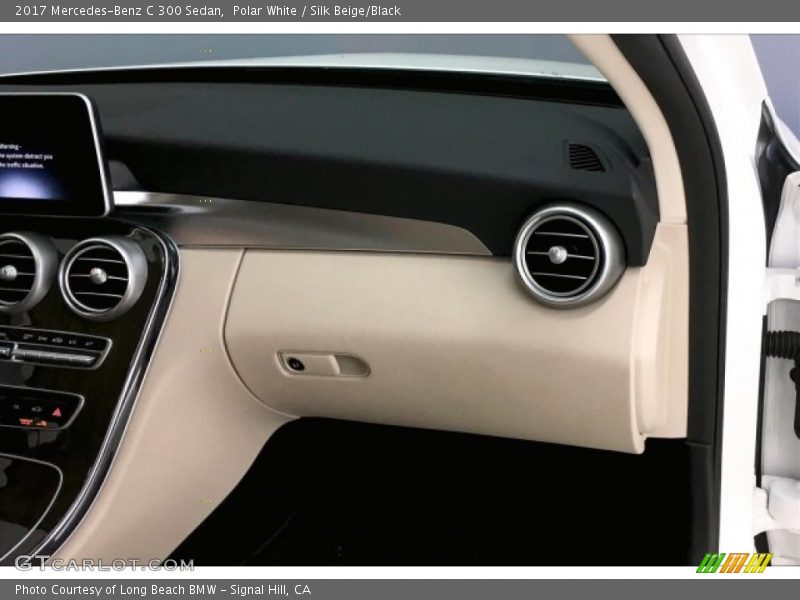 Polar White / Silk Beige/Black 2017 Mercedes-Benz C 300 Sedan