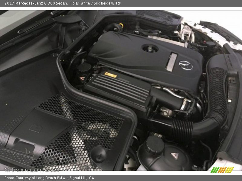 Polar White / Silk Beige/Black 2017 Mercedes-Benz C 300 Sedan