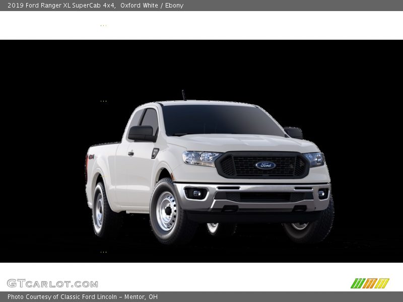 Oxford White / Ebony 2019 Ford Ranger XL SuperCab 4x4