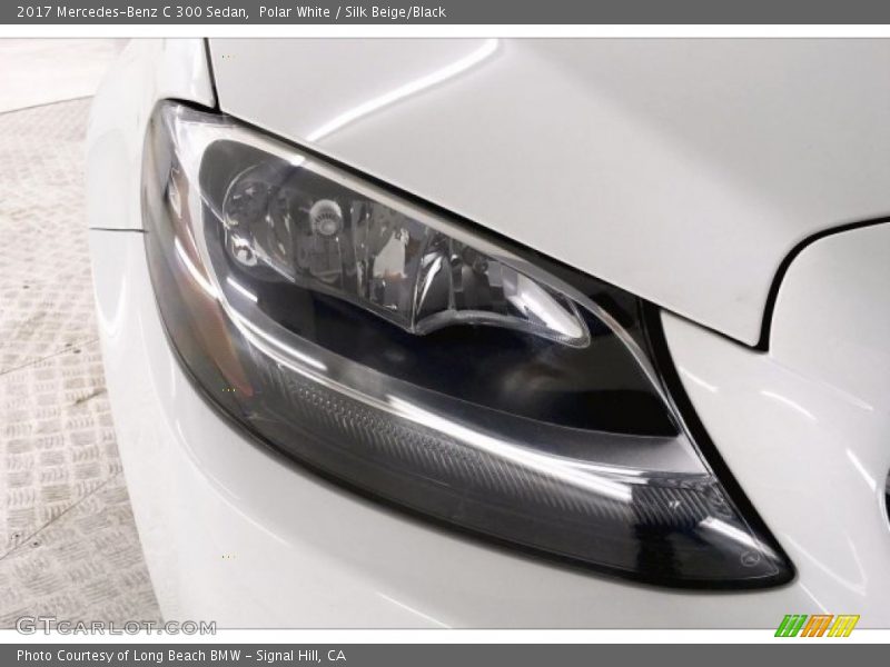 Polar White / Silk Beige/Black 2017 Mercedes-Benz C 300 Sedan