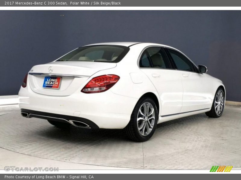Polar White / Silk Beige/Black 2017 Mercedes-Benz C 300 Sedan
