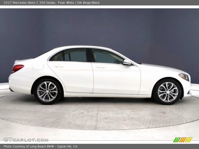 Polar White / Silk Beige/Black 2017 Mercedes-Benz C 300 Sedan