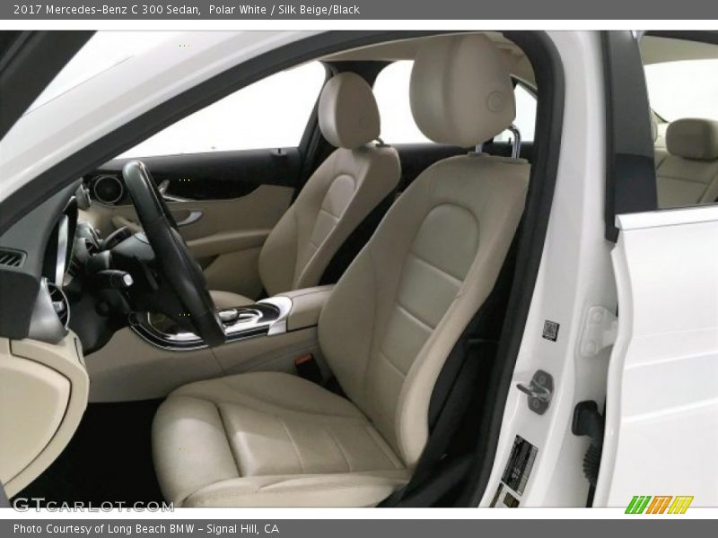 Polar White / Silk Beige/Black 2017 Mercedes-Benz C 300 Sedan