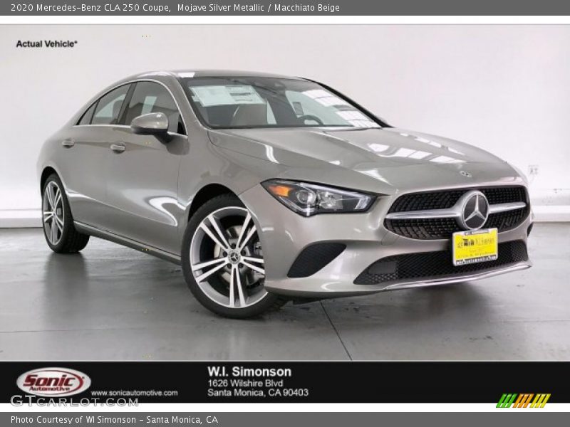Mojave Silver Metallic / Macchiato Beige 2020 Mercedes-Benz CLA 250 Coupe