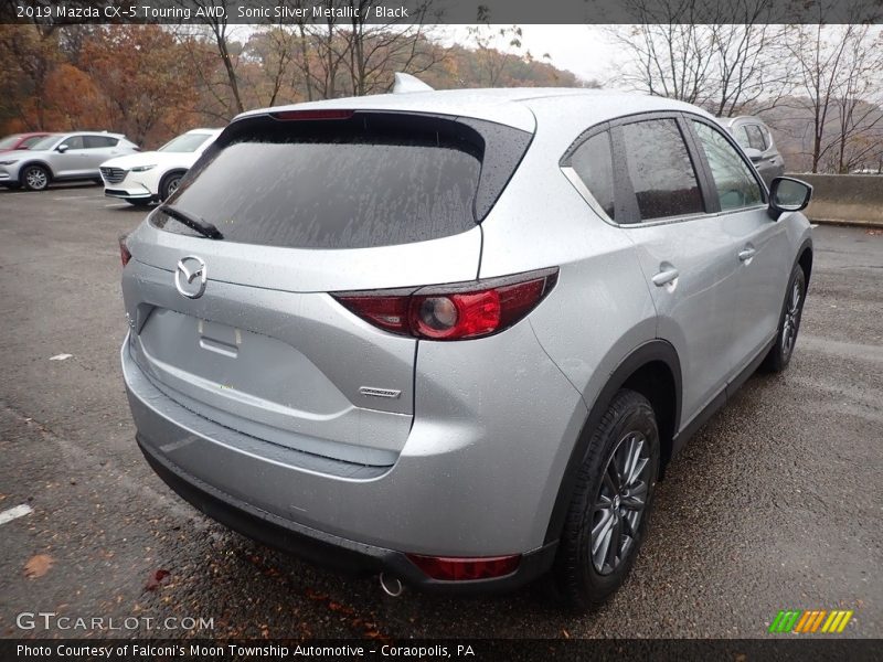 Sonic Silver Metallic / Black 2019 Mazda CX-5 Touring AWD