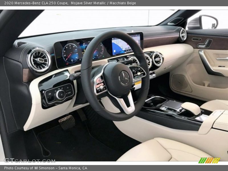 Mojave Silver Metallic / Macchiato Beige 2020 Mercedes-Benz CLA 250 Coupe