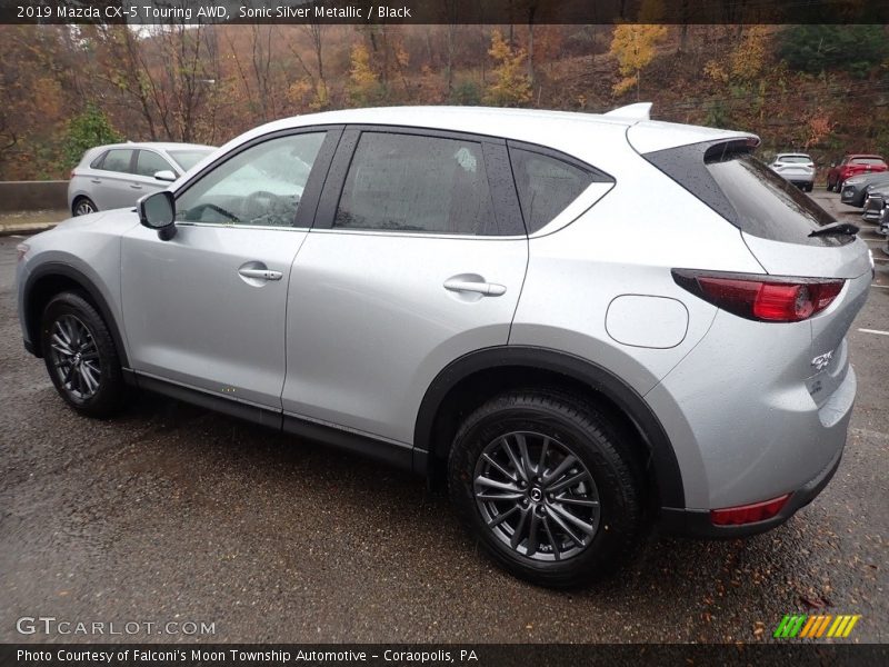 Sonic Silver Metallic / Black 2019 Mazda CX-5 Touring AWD