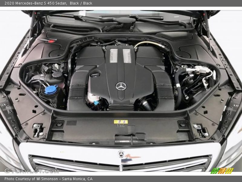 Black / Black 2020 Mercedes-Benz S 450 Sedan
