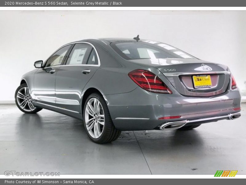 Selenite Grey Metallic / Black 2020 Mercedes-Benz S 560 Sedan