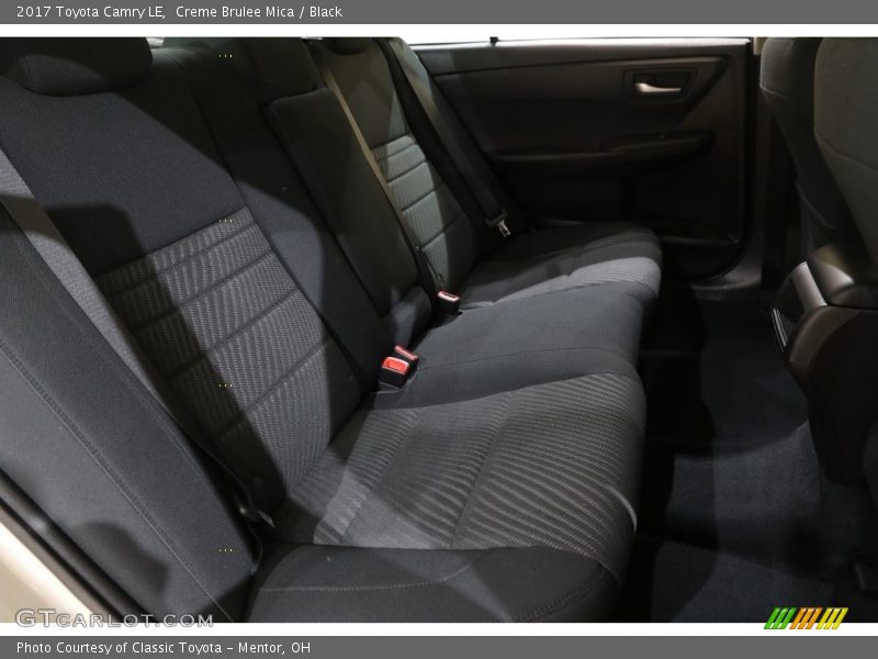 Creme Brulee Mica / Black 2017 Toyota Camry LE