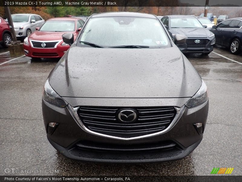 Machine Gray Metallic / Black 2019 Mazda CX-3 Touring AWD