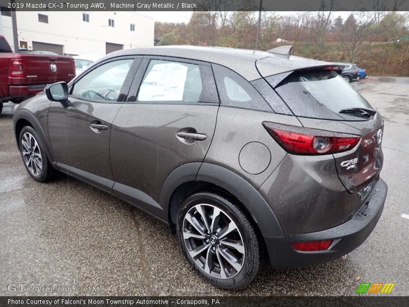 Machine Gray Metallic / Black 2019 Mazda CX-3 Touring AWD