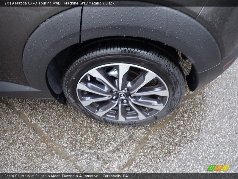 Machine Gray Metallic / Black 2019 Mazda CX-3 Touring AWD