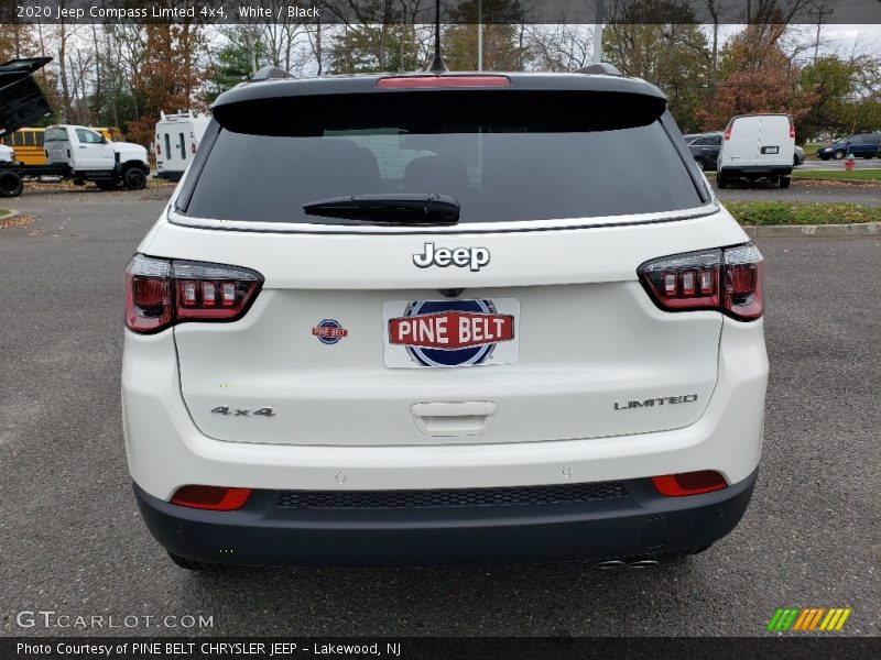 White / Black 2020 Jeep Compass Limted 4x4