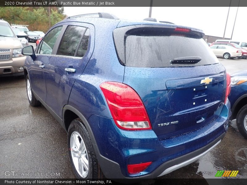 Pacific Blue Metallic / Jet Black 2020 Chevrolet Trax LT AWD