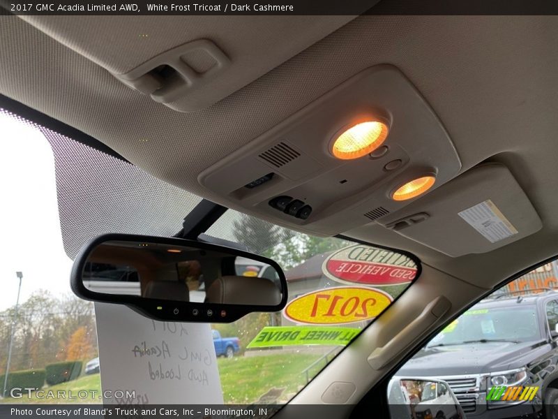 White Frost Tricoat / Dark Cashmere 2017 GMC Acadia Limited AWD