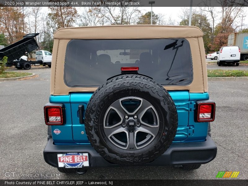 Bikini Pearl / Heritage Tan/Black 2020 Jeep Wrangler Unlimited Sport 4x4