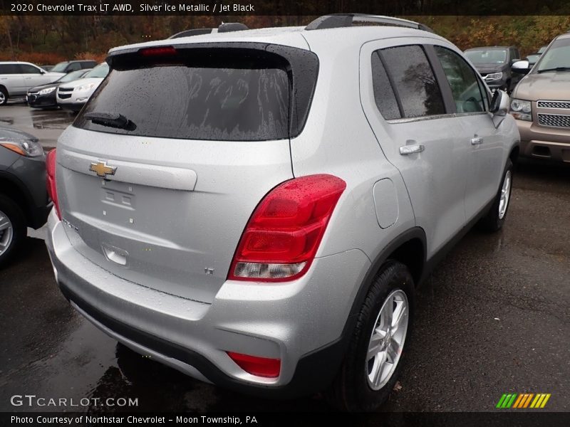 Silver Ice Metallic / Jet Black 2020 Chevrolet Trax LT AWD