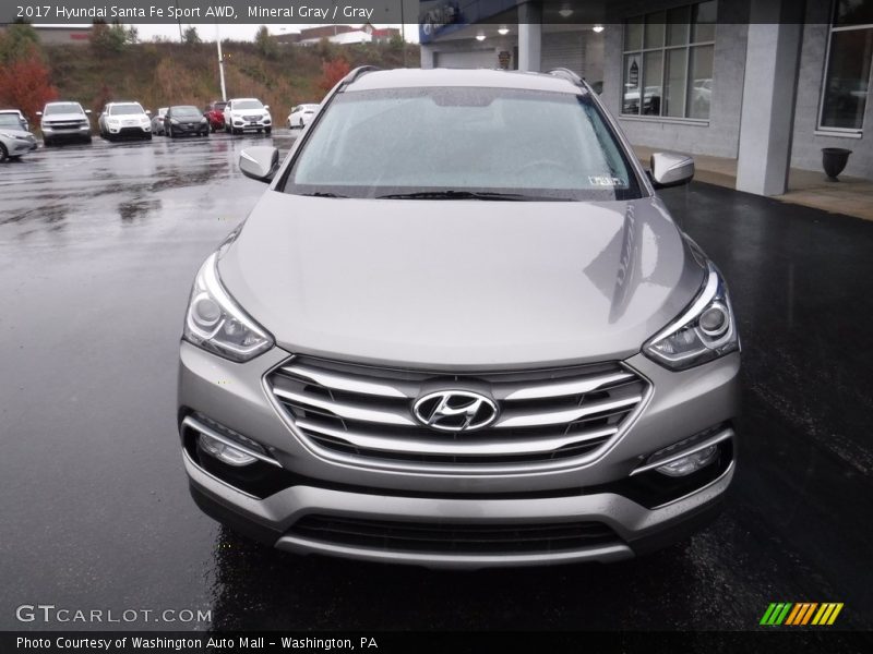 Mineral Gray / Gray 2017 Hyundai Santa Fe Sport AWD