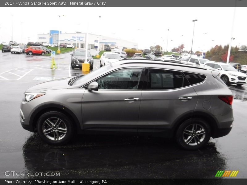 Mineral Gray / Gray 2017 Hyundai Santa Fe Sport AWD