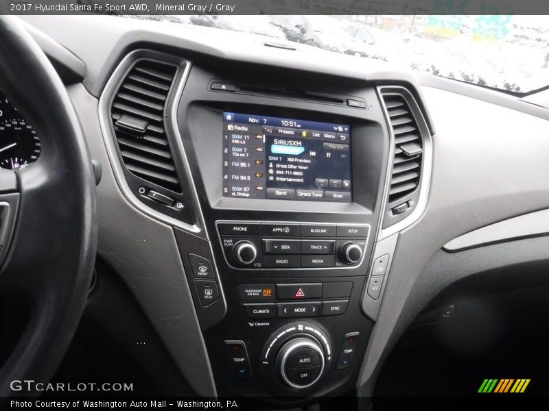 Mineral Gray / Gray 2017 Hyundai Santa Fe Sport AWD