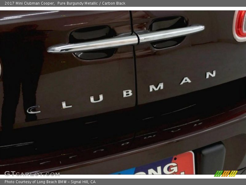 Pure Burgundy Metallic / Carbon Black 2017 Mini Clubman Cooper