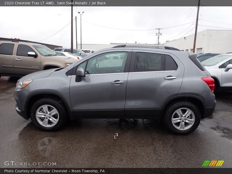 Satin Steel Metallic / Jet Black 2020 Chevrolet Trax LT AWD