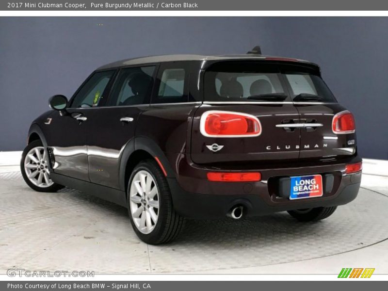 Pure Burgundy Metallic / Carbon Black 2017 Mini Clubman Cooper